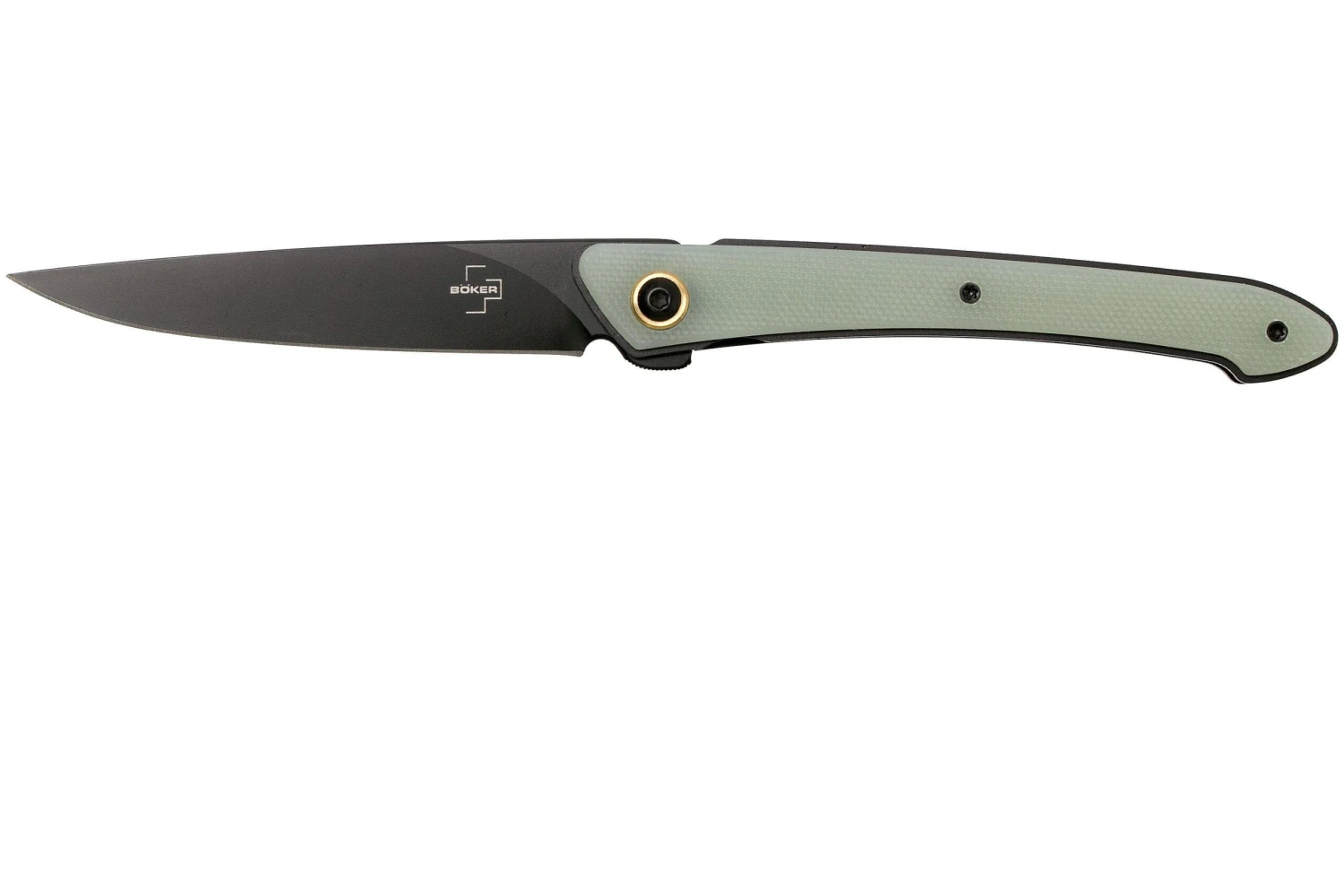 Böker Plus Urban Spillo Jade G10 01BO357 Couteau De Gentleman 1 Böker Plus Urban Spillo Jade G10 01BO357 Couteau De Gentleman