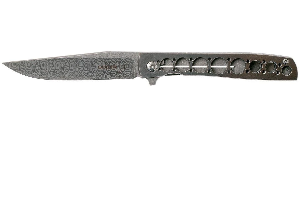 Böker Plus Urban Trapper Damasteel 01BO739DAM Couteau , Brad Zinker Design 1 Böker Plus Urban Trapper Damasteel 01BO739DAM Couteau , Brad Zinker Design