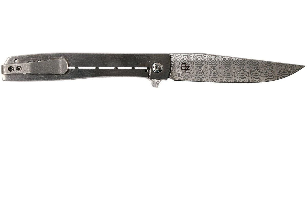 Böker Plus Urban Trapper Damasteel 01BO739DAM Couteau , Brad Zinker Design 2 Böker Plus Urban Trapper Damasteel 01BO739DAM Couteau , Brad Zinker Design – Image 2