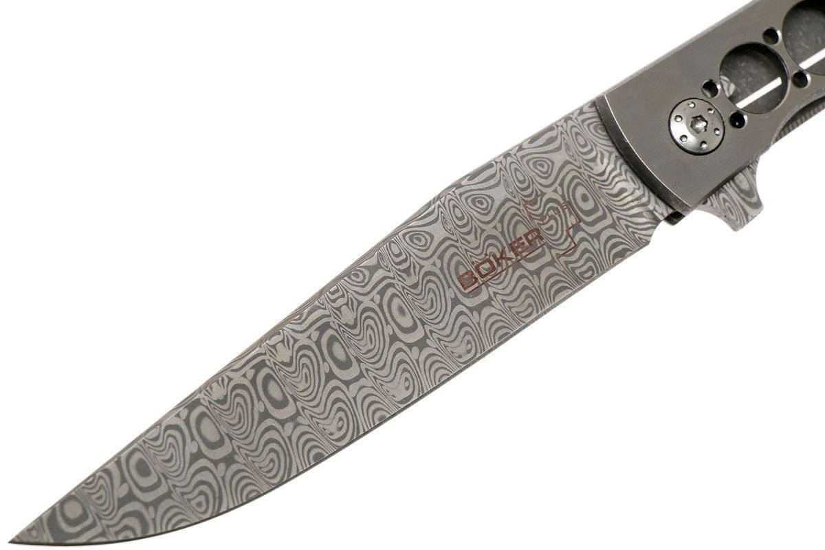 Böker Plus Urban Trapper Damasteel 01BO739DAM Couteau , Brad Zinker Design 3 Böker Plus Urban Trapper Damasteel 01BO739DAM Couteau , Brad Zinker Design – Image 3