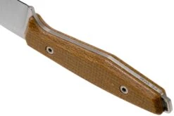 Böker Daily Knives AK1 Droppoint Mustard Micarta Couteau Fixe, Alex Kremer Design -Böker BO120502 04 boker