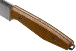 Böker Daily Knives AK1 Droppoint Mustard Micarta Couteau Fixe, Alex Kremer Design -Böker BO120502 05 boker